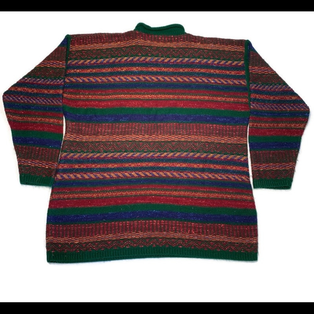 VTG Huntington Ridge Multicolored Striped Sweater - Picture 2 of 9